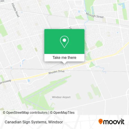 Canadian Sign Systems map