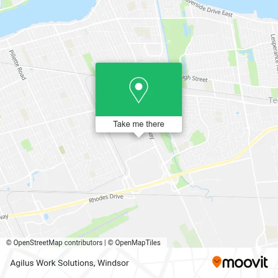 Agilus Work Solutions map