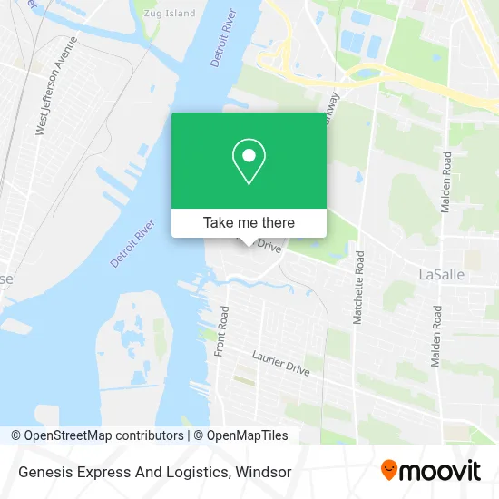 Genesis Express And Logistics map