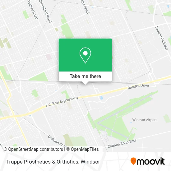 Truppe Prosthetics & Orthotics map