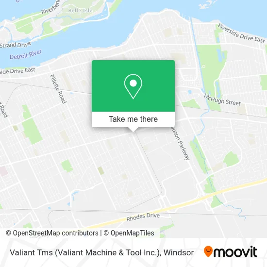 Valiant Tms (Valiant Machine & Tool Inc.) map