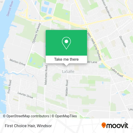 First Choice Hair map