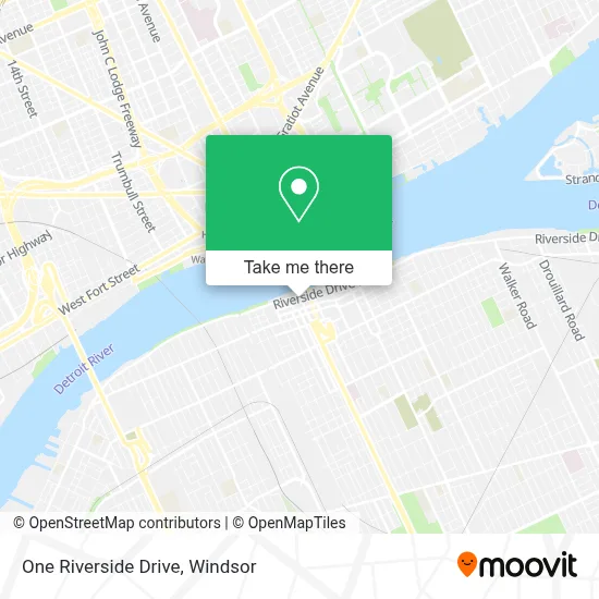 One Riverside Drive map