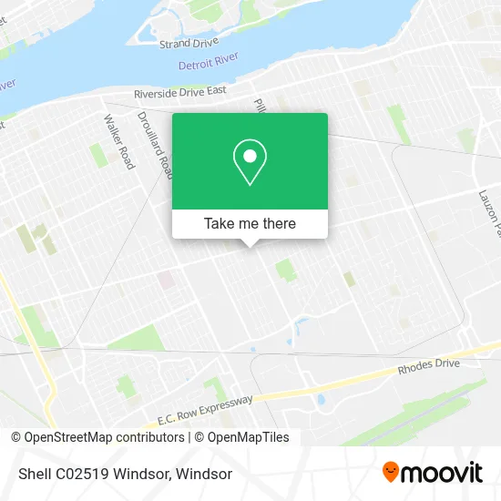 Shell C02519 Windsor map