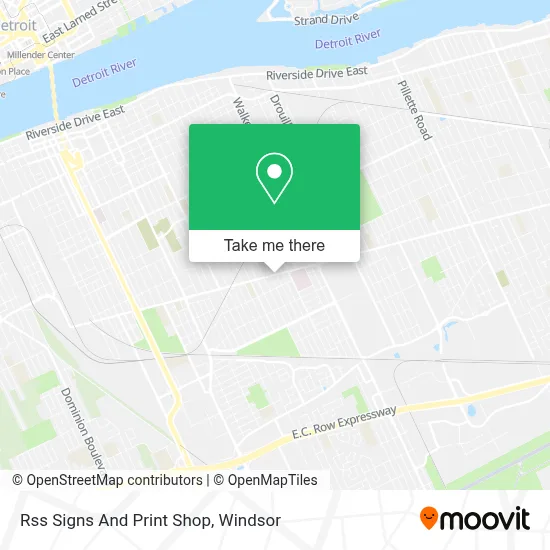 Rss Signs And Print Shop map