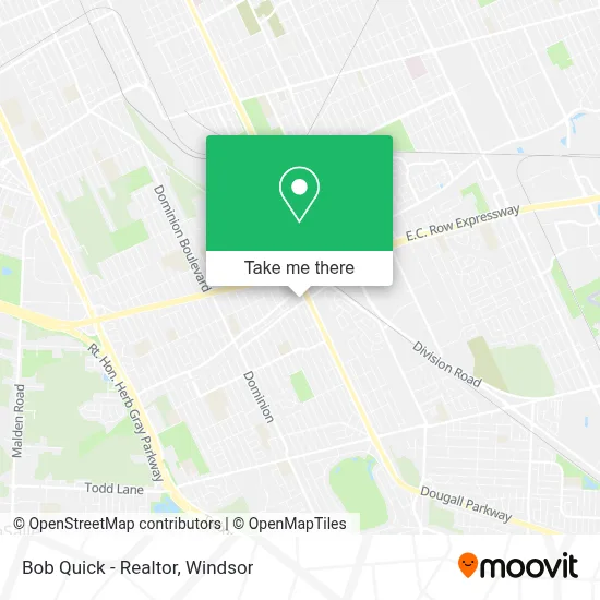 Bob Quick - Realtor map