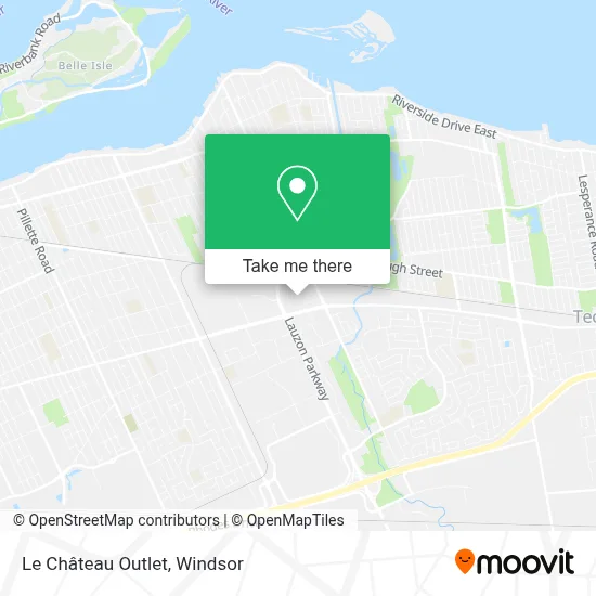 Le Château Outlet map