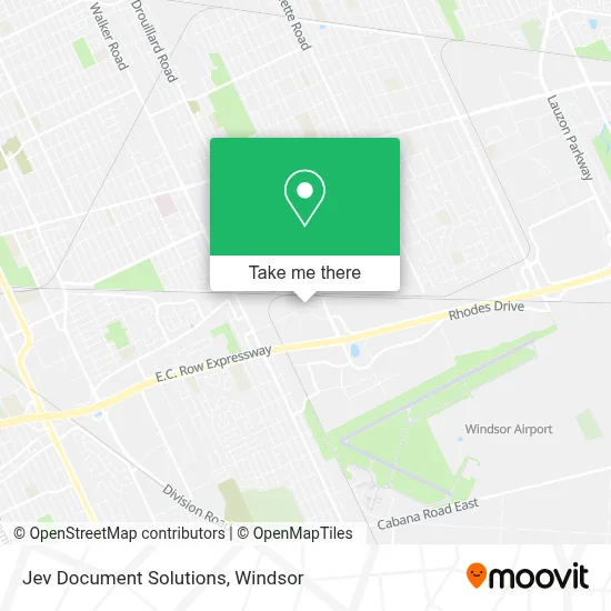 Jev Document Solutions map