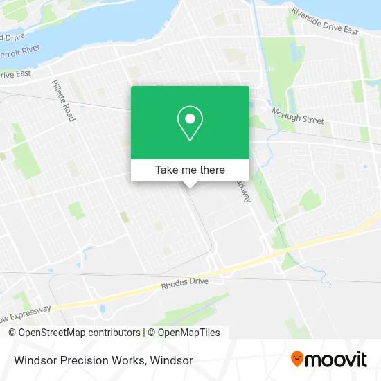 Windsor Precision Works map