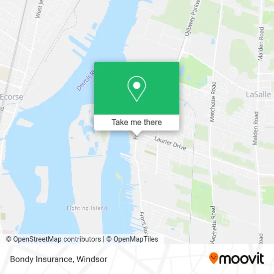 Bondy Insurance map