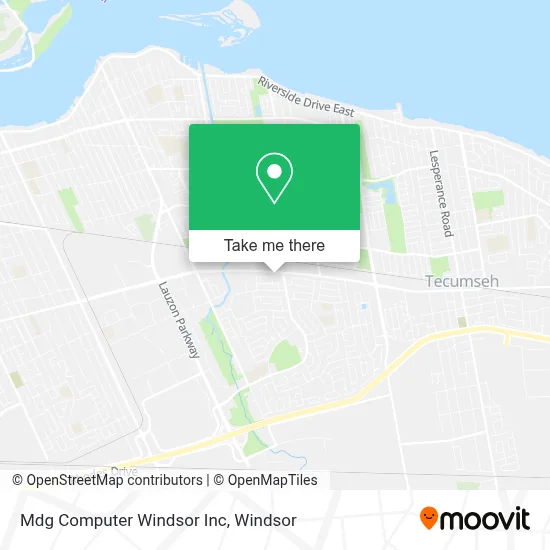 Mdg Computer Windsor Inc map