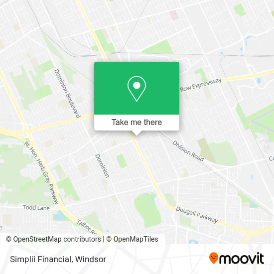 Simplii Financial map
