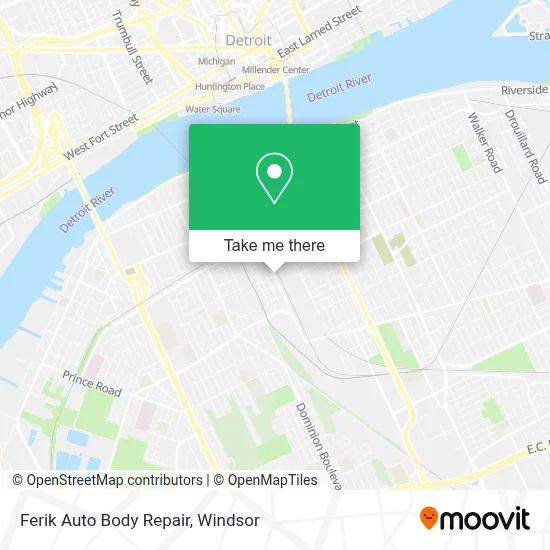 Ferik Auto Body Repair map