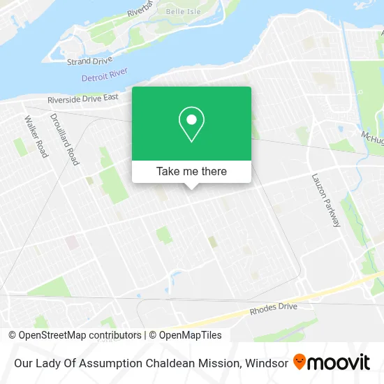 Our Lady Of Assumption Chaldean Mission map