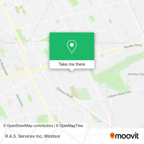 R.A.S. Services Inc map