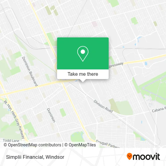 Simplii Financial map