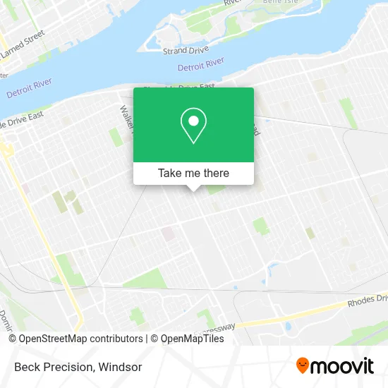 Beck Precision map