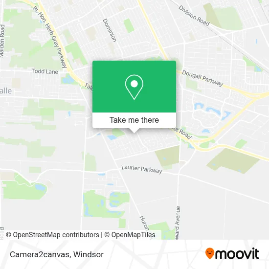 Camera2canvas map