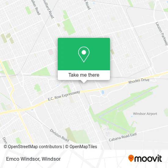 Emco Windsor map