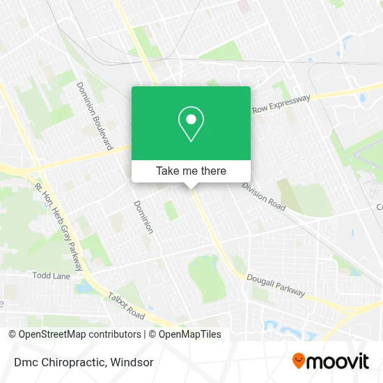 Dmc Chiropractic map