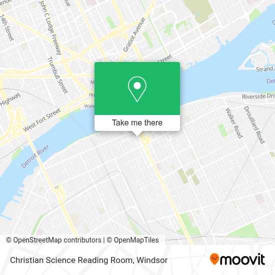 Christian Science Reading Room map