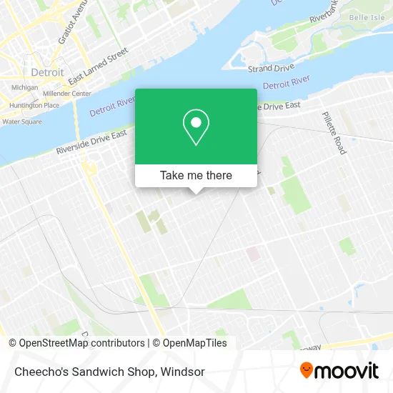 Cheecho's Sandwich Shop map