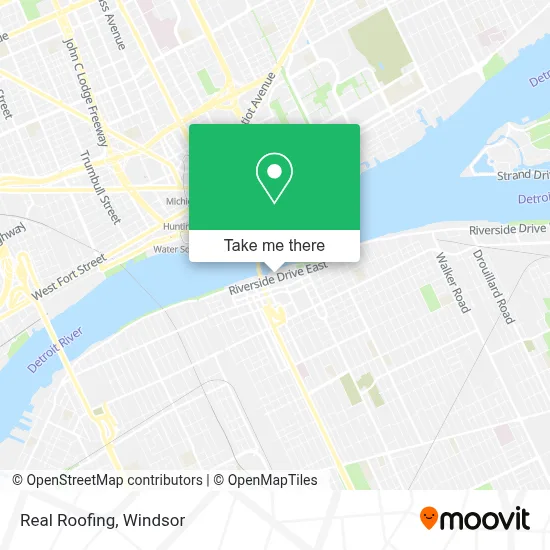 Real Roofing map
