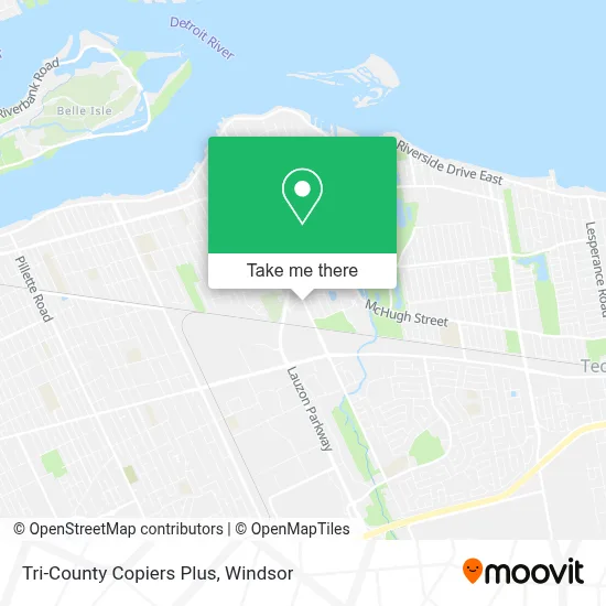 Tri-County Copiers Plus map