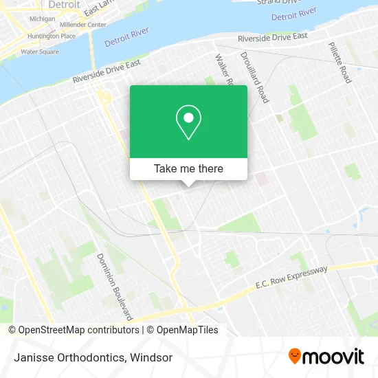 Janisse Orthodontics map