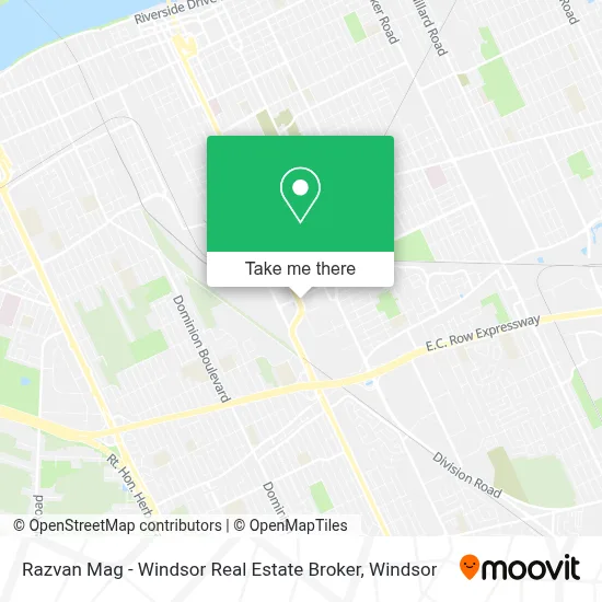 Razvan Mag - Windsor Real Estate Broker map