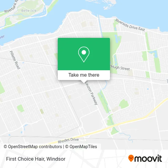 First Choice Hair map