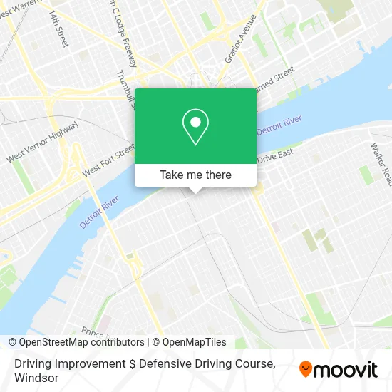 Driving Improvement $ Defensive Driving Course map