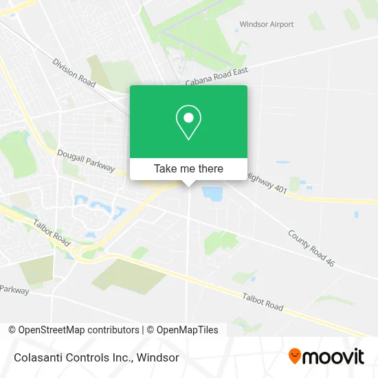 Colasanti Controls Inc. map