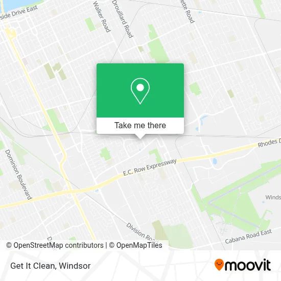 Get It Clean map