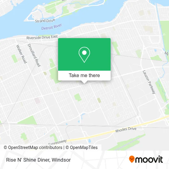 Rise N' Shine Diner map