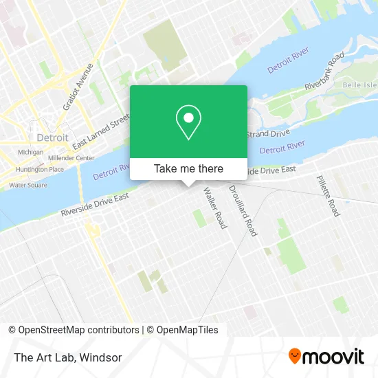 The Art Lab map