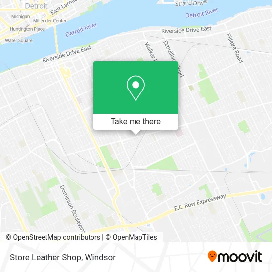 Store Leather Shop map
