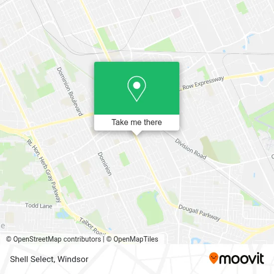 Shell Select map