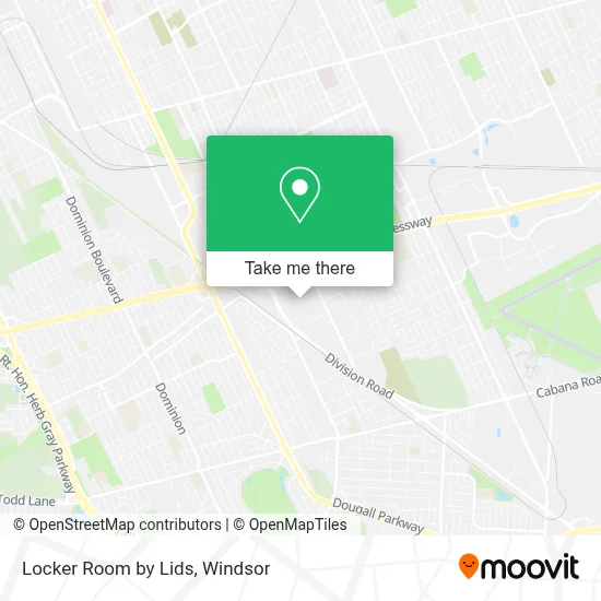 Locker Room by Lids map