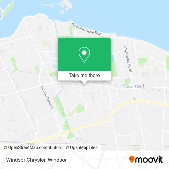 Windsor Chrysler map
