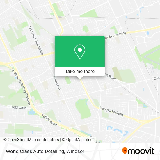World Class Auto Detailing map
