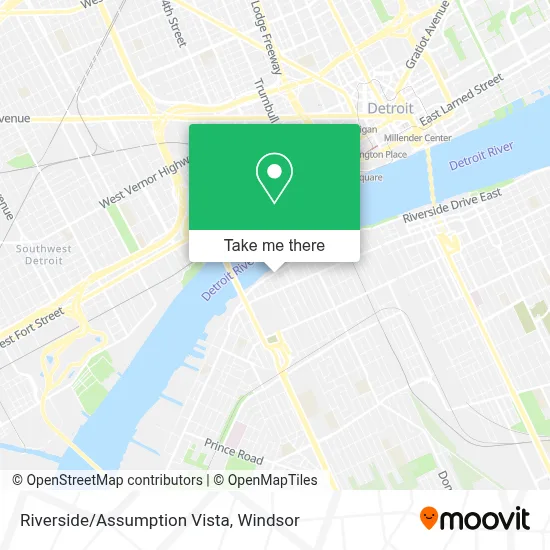 Riverside/Assumption Vista map