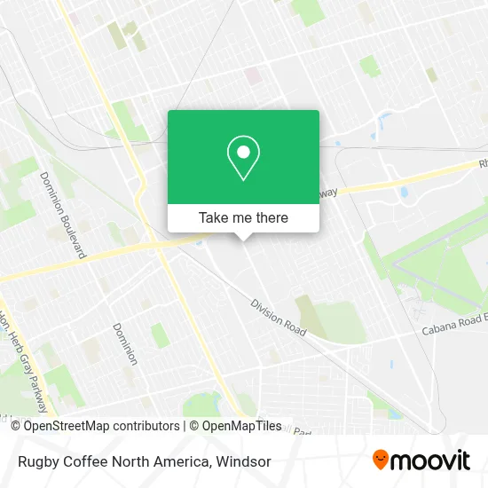 Rugby Coffee North America map