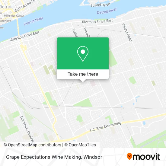 Grape Expectations Wine Making map