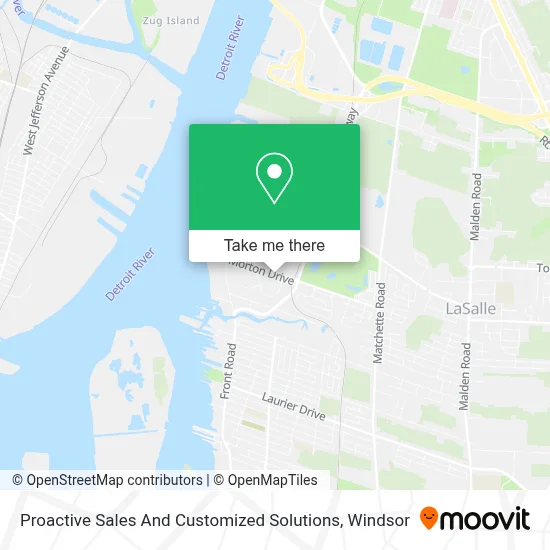 Proactive Sales And Customized Solutions map