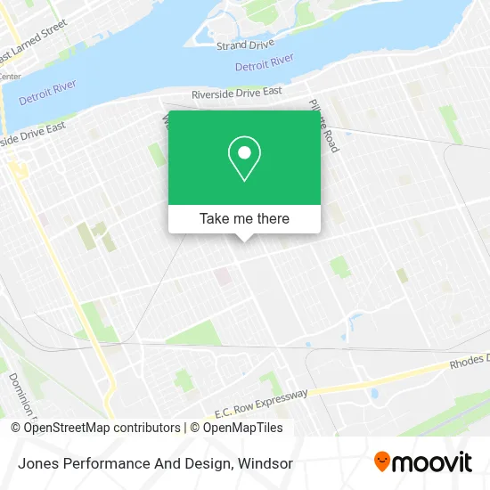 Jones Performance And Design map