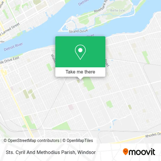 Sts. Cyril And Methodius Parish map