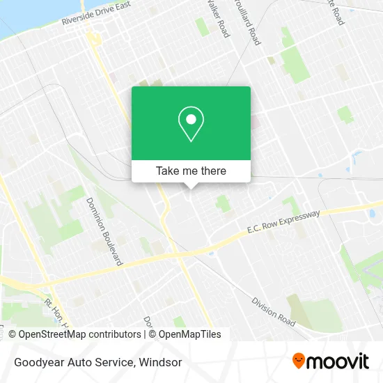Goodyear Auto Service map