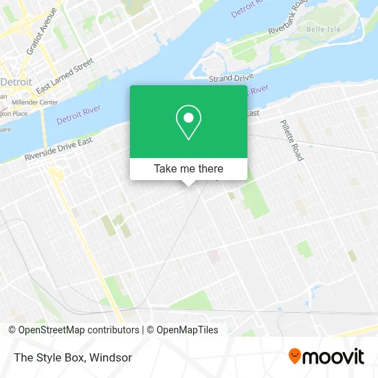 The Style Box map