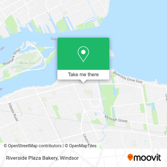 Riverside Plaza Bakery map